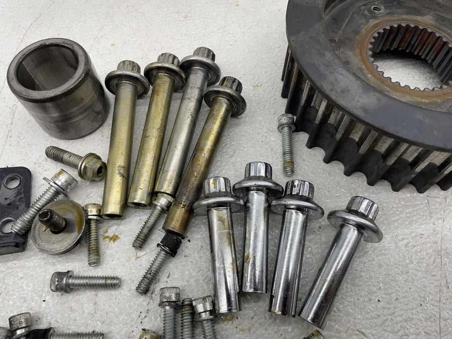 07-11 HARLEY-DAVIDSON ROAD KING CLASSIC TWIN CAM 96CI ENGINE PARTS HARDWARE LOT