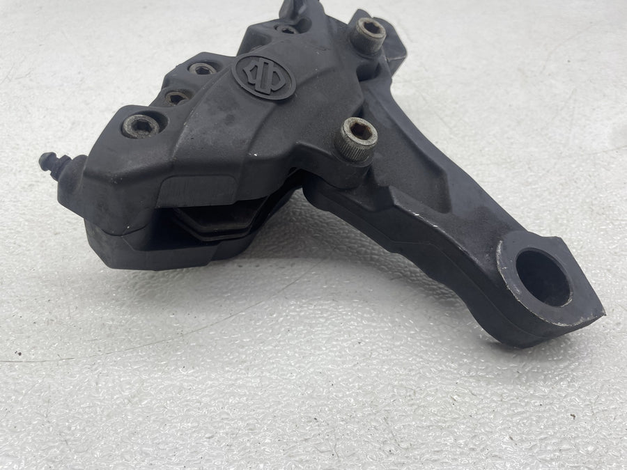 12-16 HARLEY-DAVIDSON STREET GLIDE FLHX REAR BACK BRAKE CALIPER W MOUNT BRACKET