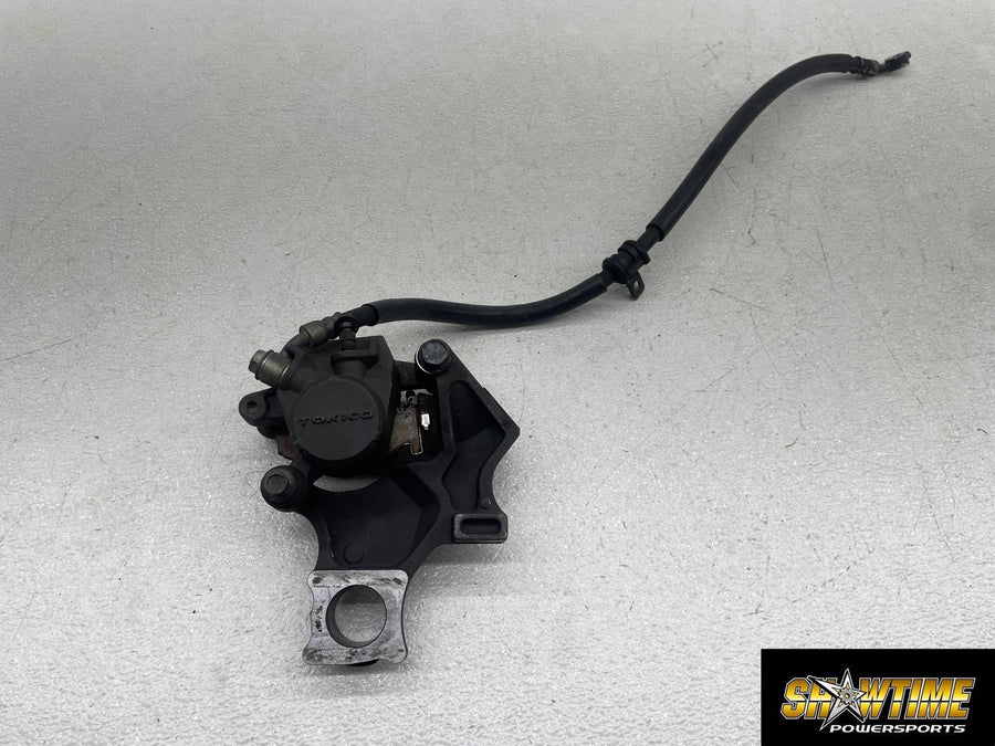 06-07 SUZUKI GSXR600 REAR BACK BRAKE CALIPER W/ BRAKE LINE