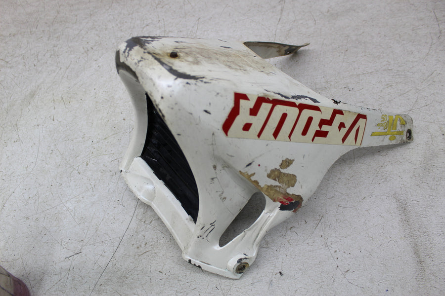 84 HONDA INTERCEPTOR 750 VF750F FRONT LOWER CENTER V FAIRING COWL GUARD