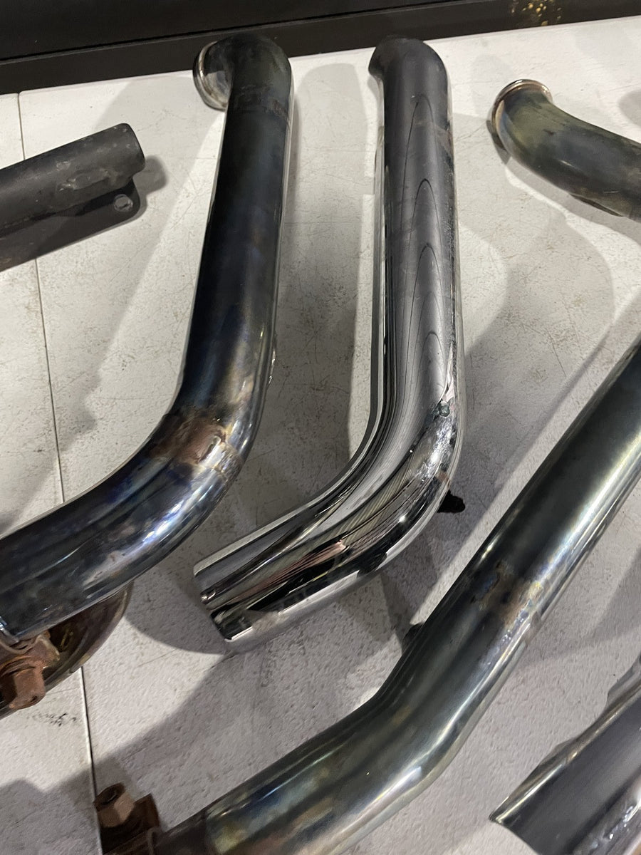 13-17 HARLEY-DAVIDSON SOFTAIL BREAKOUT MUFFLER EXHAUST SILENCER HEADERS SHIELDS
