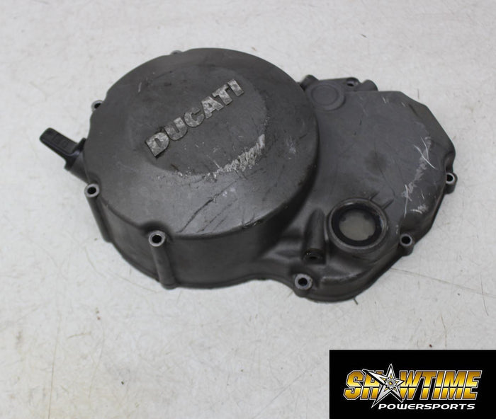 08-14 DUCATI MONSTER 696 CLUTCH SIDE ENGINE MOTOR COVER