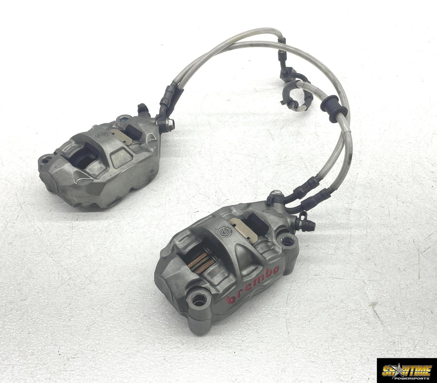 12-25 KAWASAKI NINJA ZX14R BREMBO RIGHT LEFT FRONT BRAKE CALIPER SET PAIR