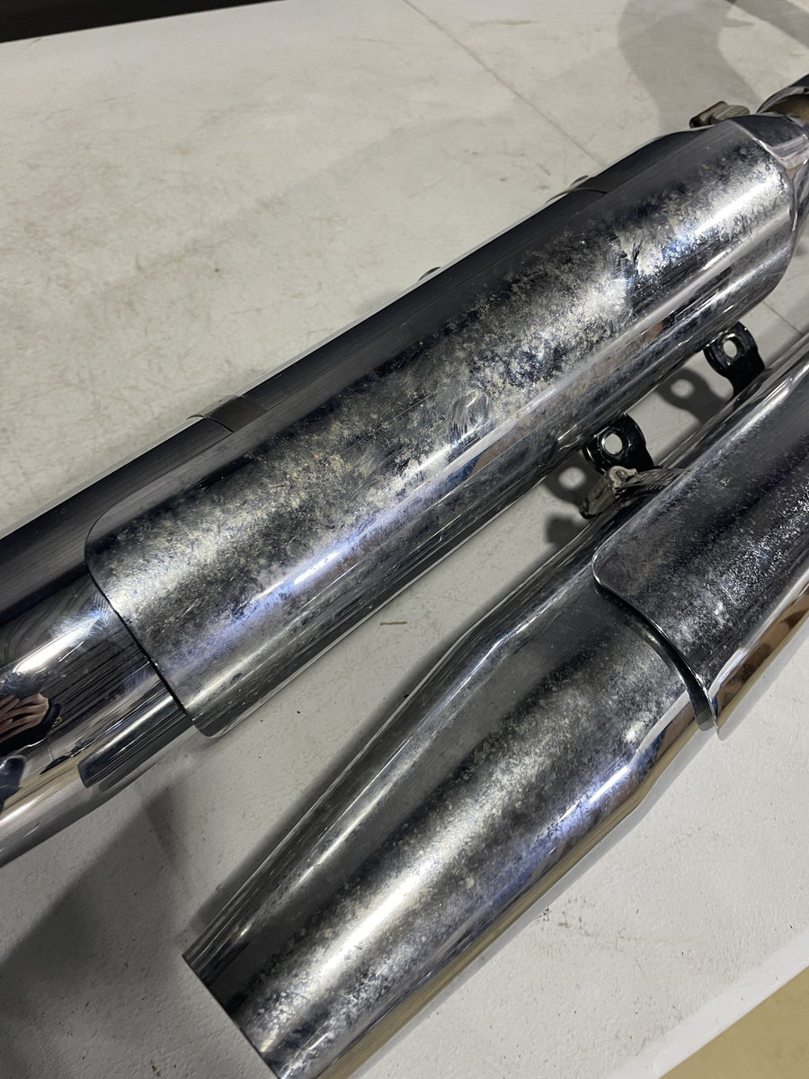 08 HARLEY-DAVIDSON SOFTAIL DELUXE FLSTN MUFFLER EXHAUST HEADER PIPES
