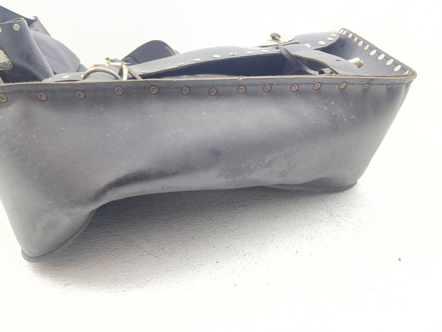 07-11 HARLEY-DAVIDSON SPORTSTER 1200 XL1200C LEATHER SADDLEBAGS SET PAIR