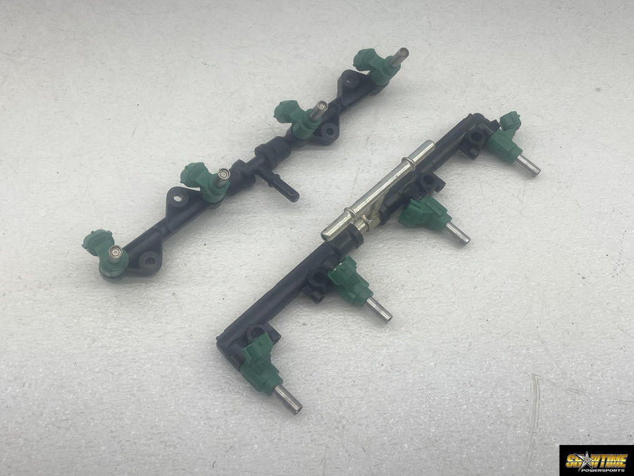 11-15 KAWASAKI NINJA ZX10R MAIN SECONDARY FUEL INJECTORS RAIL SET