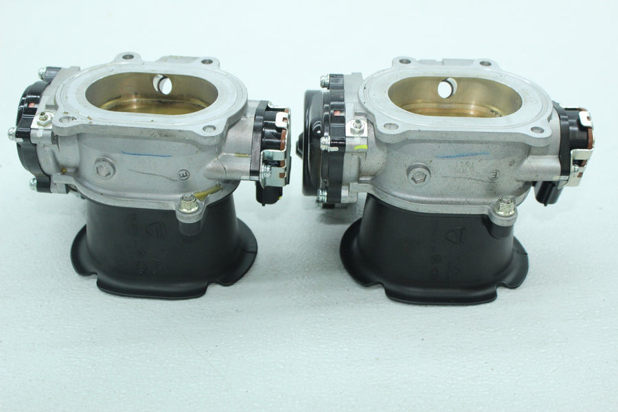 14-15 DUCATI 899 PANIGALE THROTTLE BODY BODIES TPS SENSOR SET