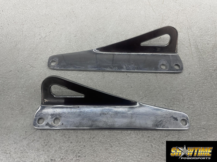 07-11 HARLEY-DAVIDSON ELECTRA GLIDE CLASSIC FLHTC WINDSHIELD MOUNT BRACKETS PAIR