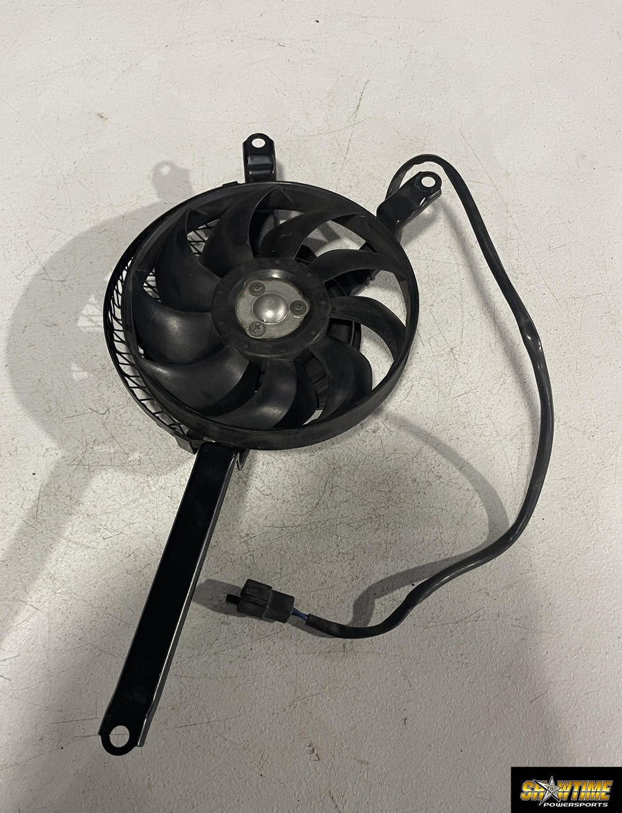 02-05 KAWASAKI NINJA ZX12R RIGHT ENGINE RADIATOR COOLING FAN MOTOR