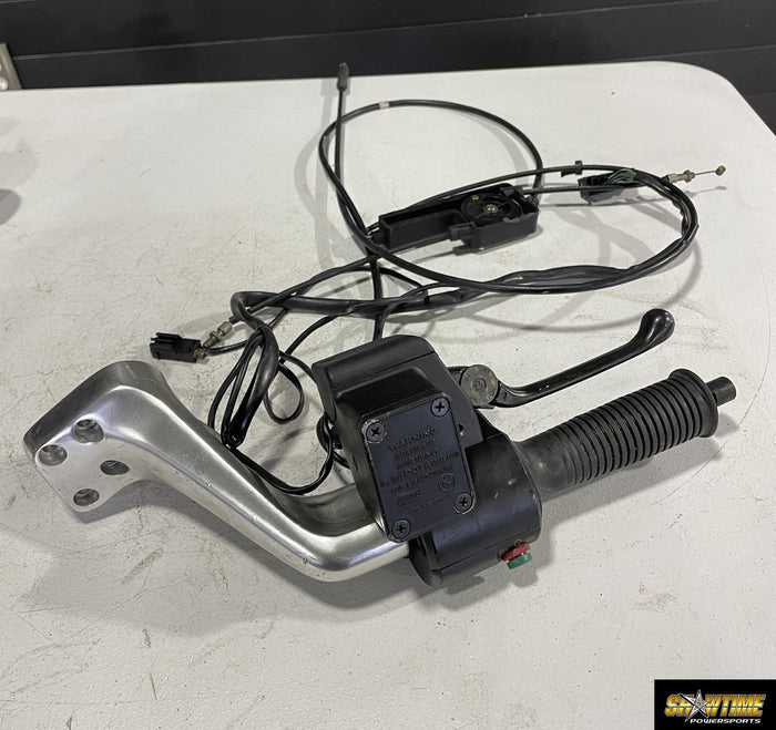 1998 BMW R1100R RIGHT CLIP ON HANDLEBAR W SWITCHES