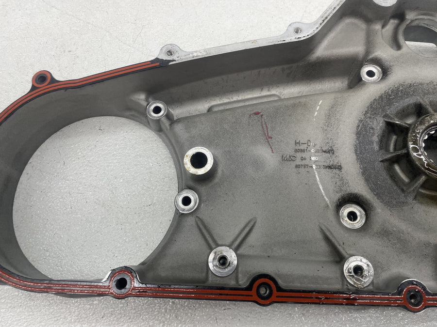 06-11 HARLEY-DAVIDSON DYNA SUPER GLIDE FXD ENGINE INNER PRIMARY CLUTCH COVER