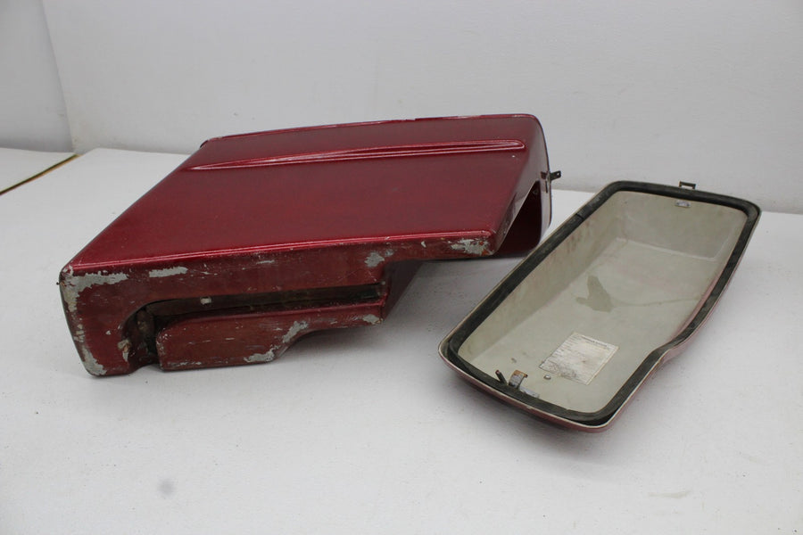 81 HARLEY-DAVIDSON TOUR GLIDE FLT LEFT RIGHT SIDE CARGO LUGGAGE SADDLEBAG BAGS