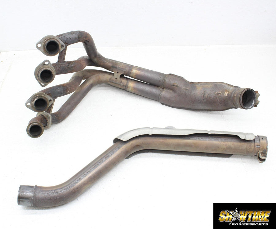 05 06 KAWASAKI NINJA ZX6R 636 EXHAUST HEADER PIPES MANIFOLD
