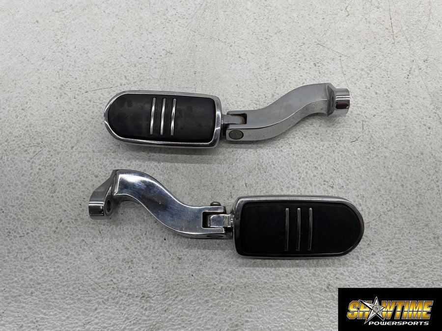 07-11 HARLEY-DAVIDSON STREET GLIDE FLHX REAR PASSENGER FOOTPEGS PEGS PAIR