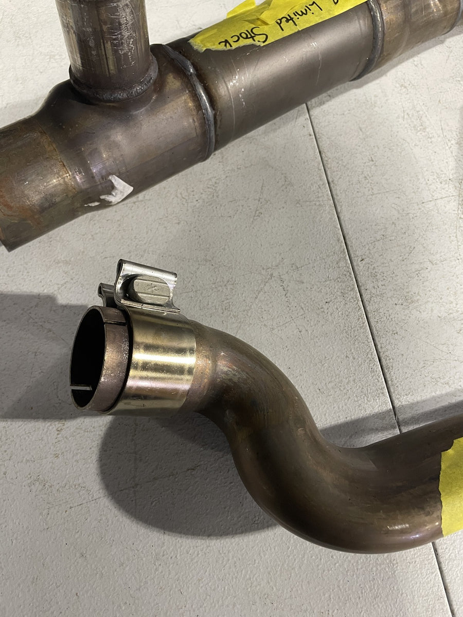 17-23 HARLEY-DAVIDSON STREET GLIDE FLHX EXHAUST HEADERS PIPES SHIELDS CROSSOVER