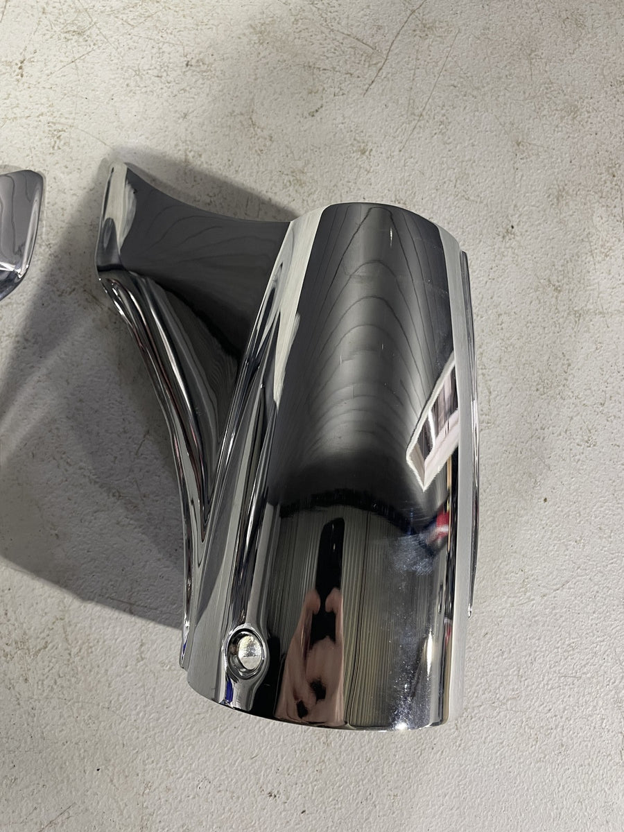 07-11 HARLEY-DAVIDSON ELECTRA GLIDE ROAD GLIDE ROAD KING FISHTAIL EXHAUST TIPS