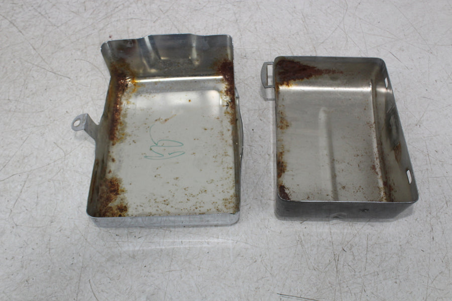 12-16 HARLEY-DAVIDSON DYNA LOW RIDER FXDL BATTERY SIDE COVER COVERS PAIR (READ)