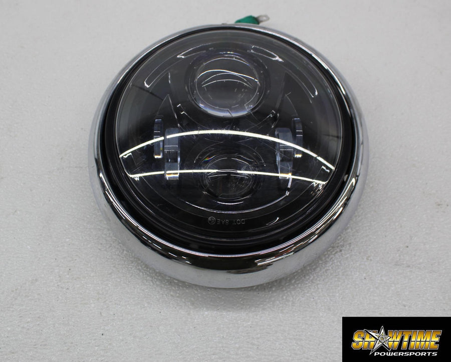 00-06 HARLEY-DAVIDSON ROAD KING CLASSIC FLHRCI SINGLE HEADLIGHT HEAD LIGHT (READ