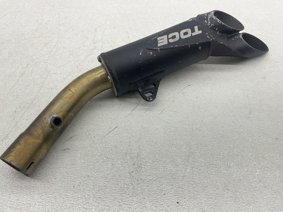 19-23 KAWASAKI NINJA ZX6R ZX636 TOCE EXHAUST PIPE MUFFLER SLIP ON CAN HEADER