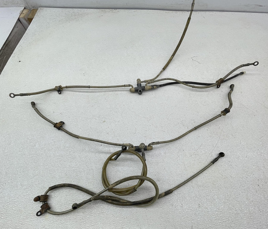 16-26 CF-MOTO CFORCE 400 400S FRONT REAR BACK BRAKE HOSES LINES SET