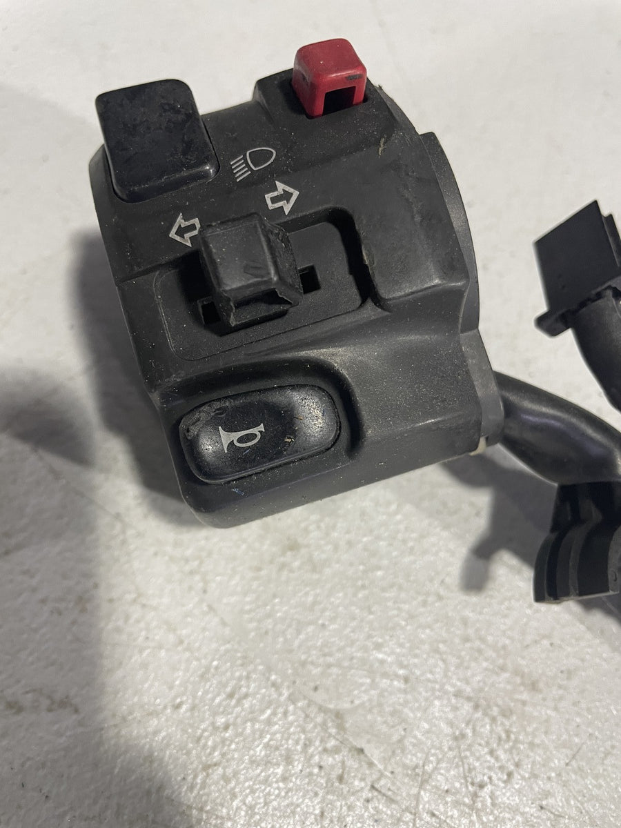 98-99 KAWASAKI NINJA ZX9R LEFT CLIP ON HANDLE HORN SIGNALS SWITCH SWITCHES