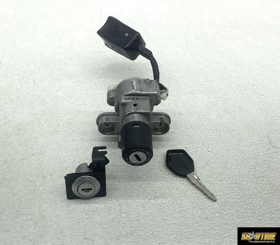 18-26 KAWASAKI Z125 PRO BR125 IGNITION LOCK KEY SET W/ SEAT LOCK