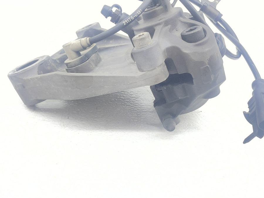 10-14 KAWASAKI CONCOURS 14 ZG1400 ABS REAR BACK BRAKE CALIPER MOUNT SPEED SENSOR