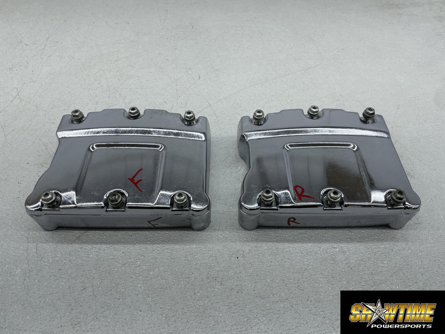 07-11 HARLEY-DAVIDSON ROAD KING CLASSIC TWIN CAM 96CI ENGINE ROCKER BOXES PAIR