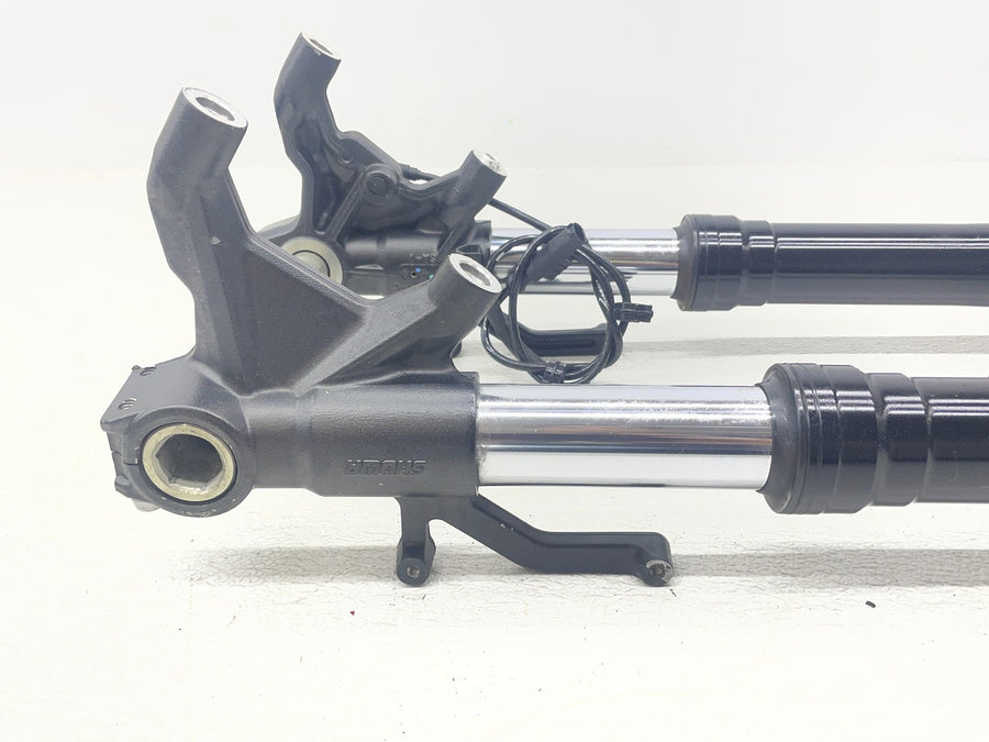 19-23 KAWASAKI NINJA ZX6R ZX636 FRONT END FORKS SUSPENSION TRIPLE TREE STRAIGHT