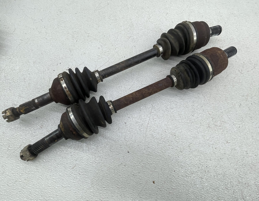 05-09 KAWASAKI BRUTE FORCE 750 KVF750 REAR BACK LEFT RIGHT DRIVE CV AXLES PIVOTS