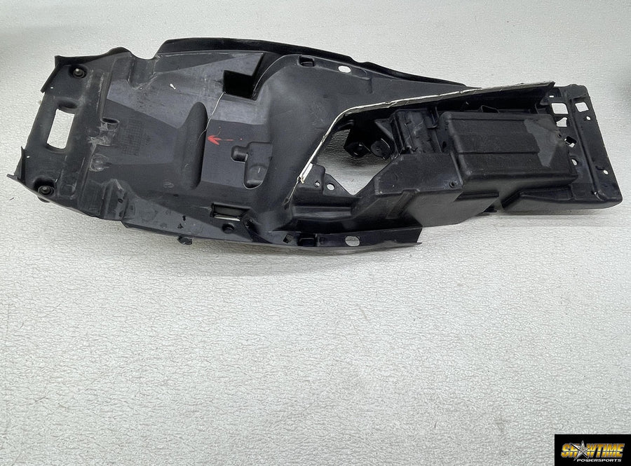 07-12 HONDA CBR600RR REAR BACK TAIL UNDERTAIL BATTERY TRAY PLASTIC