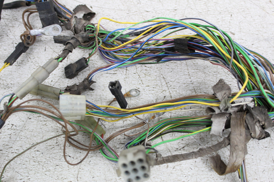 85-88 BMW K100RT MAIN ENGINE WIRING HARNESS MOTOR WIRE LOOM (SEE DESCP)