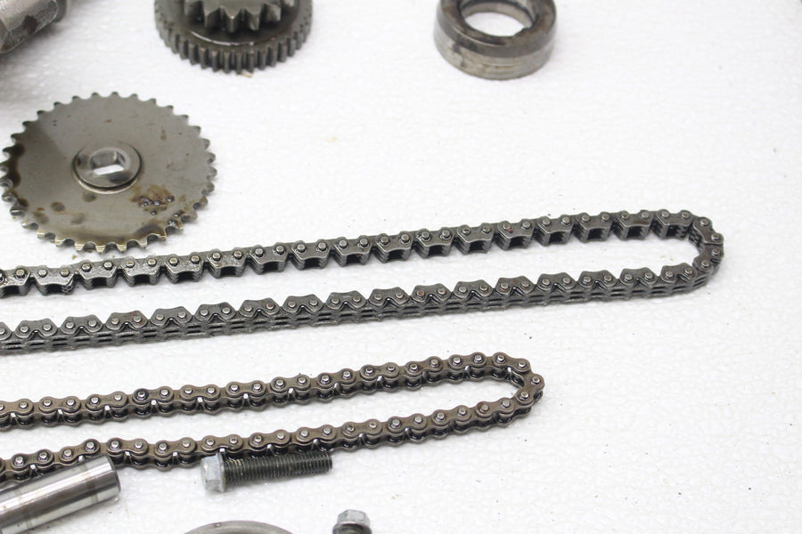 02-08 YAMAHA GRIZZLY 660 ENGINE MOTOR PARTS HARDWARE STARTER BALANCE GEAR CHAIN