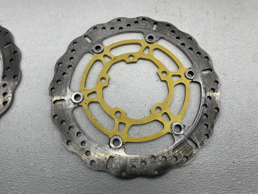 06-07 SUZUKI GSXR600 EBC FLOATING FRONT LEFT RIGHT BRAKE ROTORS DISCS PAIR