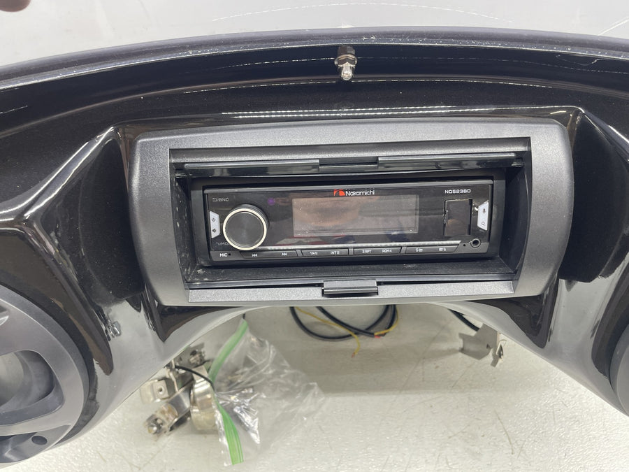 2012 SUZUKI BOULEVARD M109R LOADED FRONT UPPER FAIRING BATWING RADIO SPEAKERS