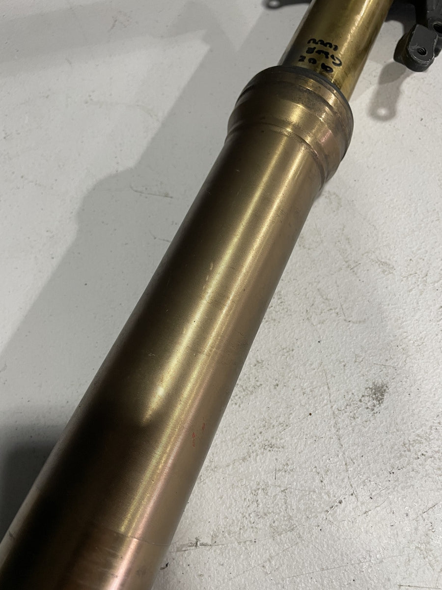 01-02 SUZUKI GSXR1000 LEFT FRONT FORK SHOCK SUSPENSION