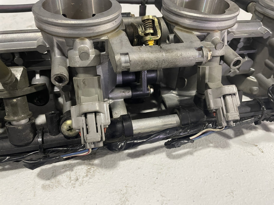 04-06 KAWASAKI NINJA ZX12R THROTTLE BODY BODIES STVA FUEL INJECTORS TPS