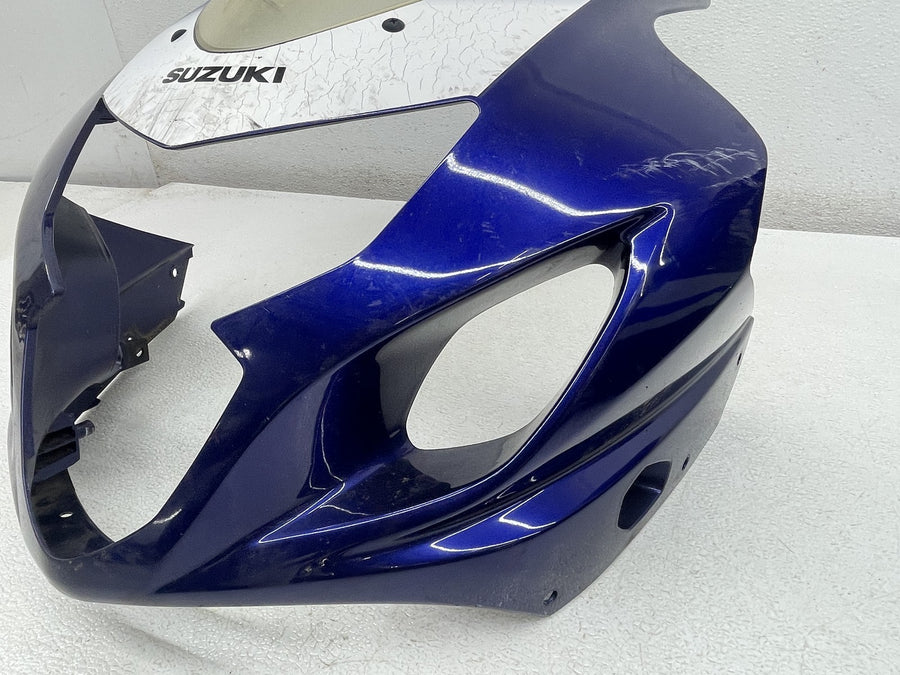 04-05 SUZUKI GSXR750 FRONT UPPER NOSE FAIRING COWL SHROUD WINDSHIELD