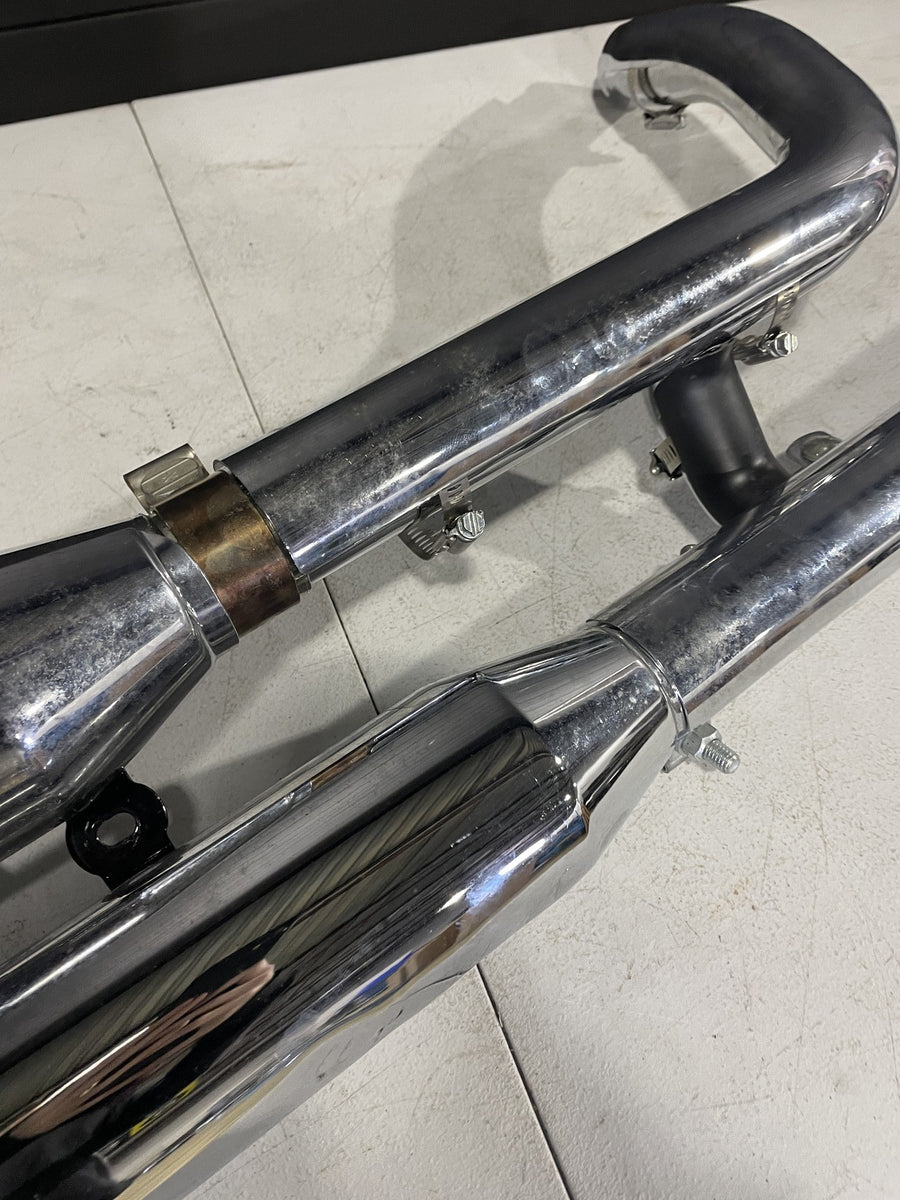 08 HARLEY-DAVIDSON SOFTAIL DELUXE FLSTN MUFFLER EXHAUST HEADER PIPES