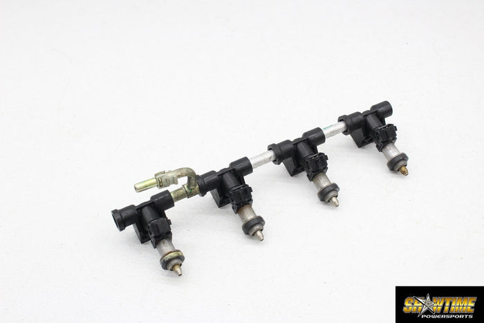 00-03 SUZUKI GSXR750 MAIN FUEL INJECTORS RAIL / THROTTLE BODIES