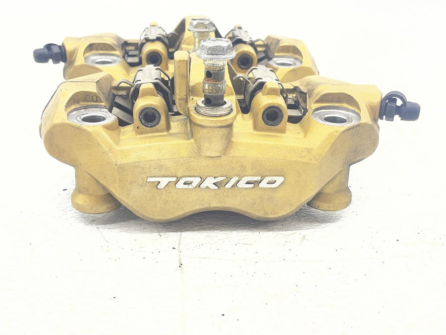 04-05 KAWASAKI NINJA ZX10R RIGHT LEFT FRONT BRAKE CALIPER SET PAIR CALIPERS