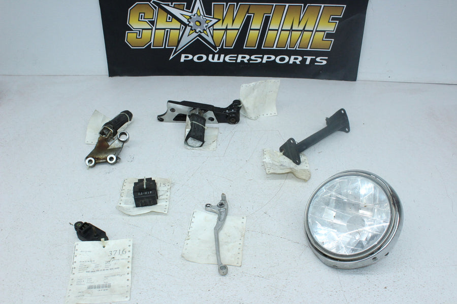 1985 YAMAHA VMX1200 PARTS LOT RELAYS REAR SETS FRAME RAIL HEADLIGHT