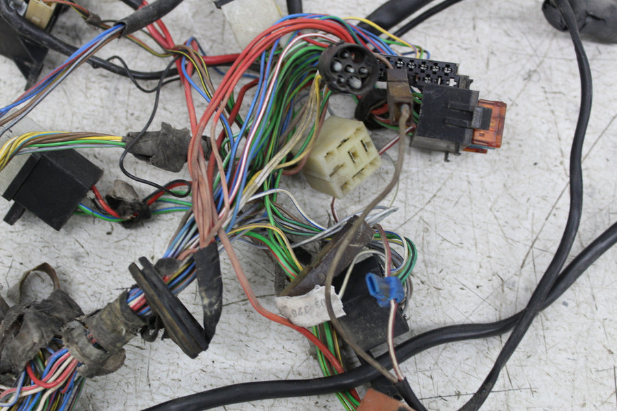 85-88 BMW K100RT MAIN ENGINE WIRING HARNESS MOTOR WIRE LOOM (SEE DESCP)