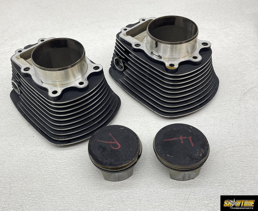15-17 VICTORY MAGNUM X-1 FRONT REAR ENGINE MOTOR PISTONS CYLINDERS BLOCK JUG