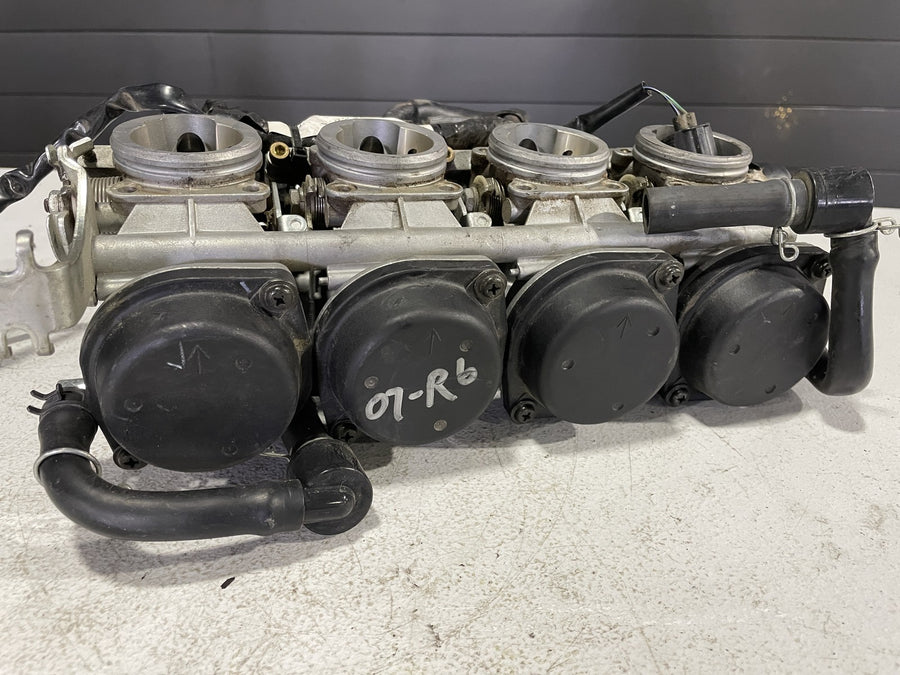 03-05 YAMAHA YZF R6/YZF R6S THROTTLE BODY BODIES FUEL INJECTORS TPS