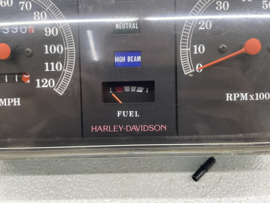 89-91 HARLEY-DAVIDSON ELECTRA GLIDE CLASSIC FLHTC GAUGES METER SPEEDO TACH 75K