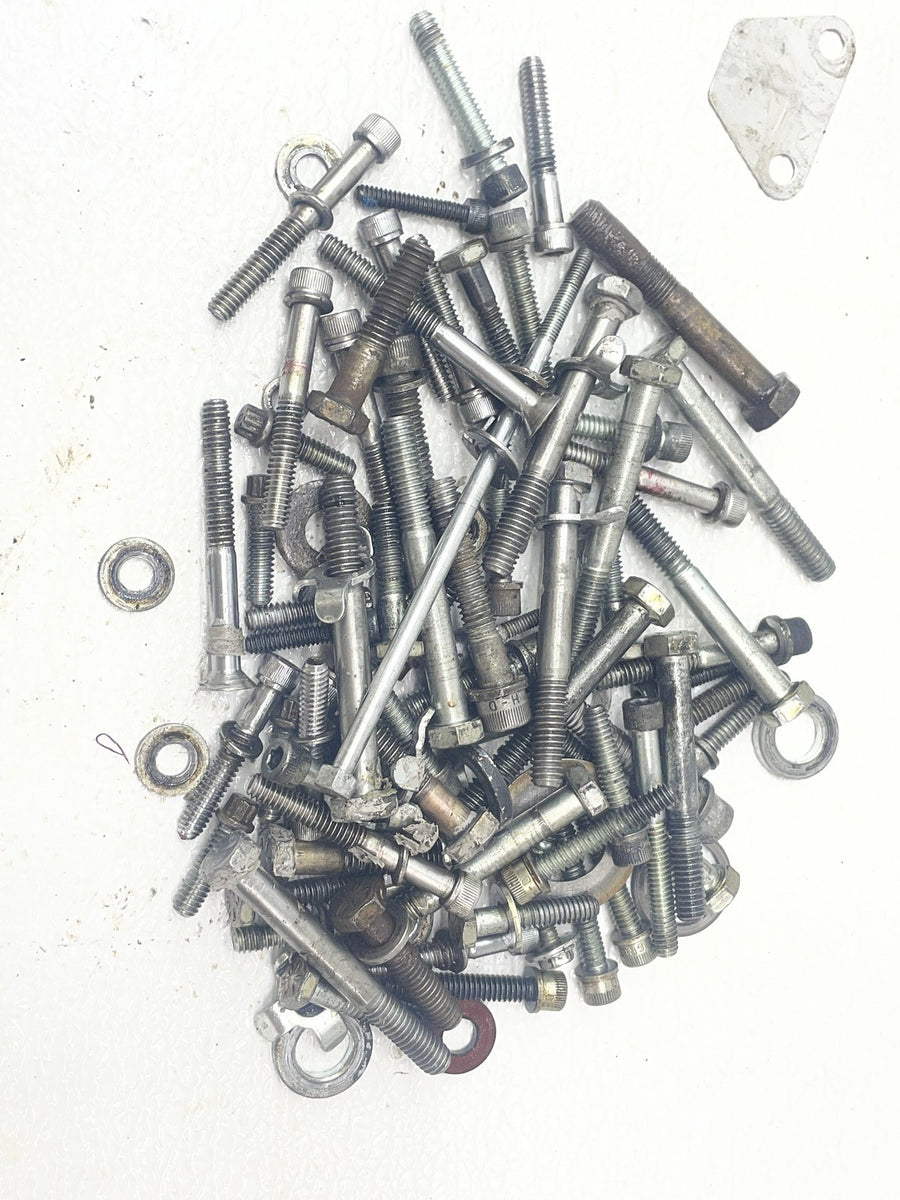 2012 SUZUKI BOULEVARD M109R ENGINE PARTS HARDWARE MANIFOLD BOLTS TUBES MOUNT