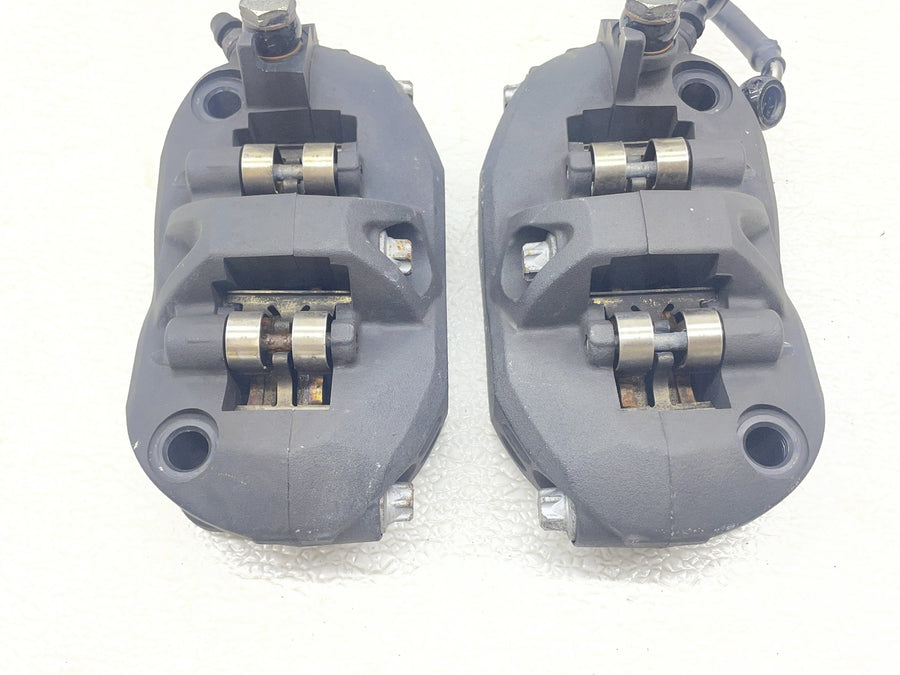 07-08 KAWASAKI NINJA ZX6R RIGHT LEFT FRONT BRAKE CALIPER SET PAIR CALIPERS