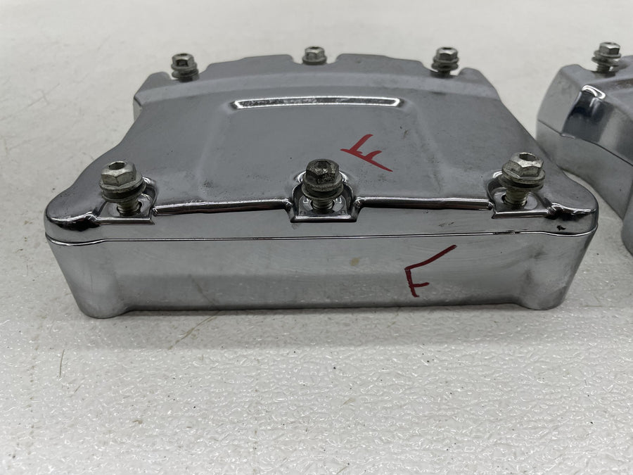 07-11 HARLEY-DAVIDSON ROAD KING CLASSIC TWIN CAM 96CI ENGINE ROCKER BOXES PAIR