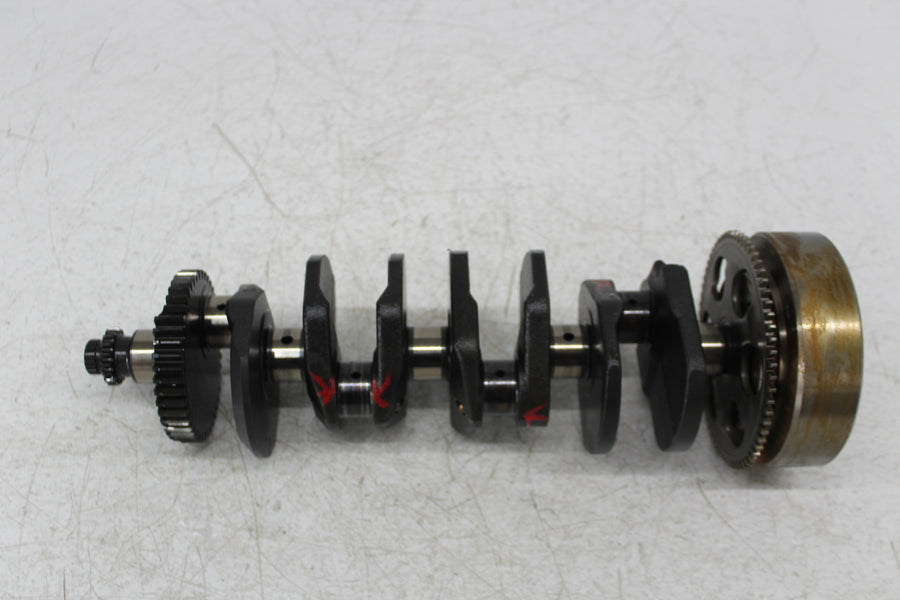 03-08 KAWASAKI ZZR600 ENGINE MOTOR CRANKSHAFT CRANK SHAFT W/ FLYWHEEL